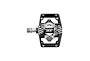 Shimano Deore XT PD-M8220 Dubbelsidig SPD-Pedal Svart från TCMcykel.se Artikel nr: 36046