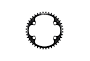 Shimano Kedjedrev för R9200 Dura-Ace 40T-NJ för 54-40T 2x12 från TCMcykel.se Artikel nr: 31607