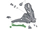 Shimano Kedjefångare Framväxel XTR FD-M9025 XT FD-M8020 FD-M8025 från TCMcykel.se Artikel nr: 32766