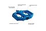 Shimano PD-GR400 Plattformspedaler Blå MTB Trail från TCMcykel.se Artikel nr: 34079