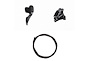 Shimano Skivbrosmset bak ST-RX825 (Höger reglage), BR-RX820 (Bak ok) från TCMcykel.se Artikel nr: 30934