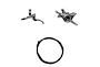 Shimano XTR M9200 2-piston Disc Brake Set Front Broms MTB från TCMcykel.se Artikel nr: 30280