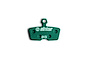 Sinter Disc brake pad Type 013 SRAM Large Bromsbelägg Green från TCMcykel.se Artikel nr: 30541