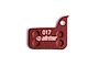 Sinter Disc brake pad Type 017 SRAM Small Asymmetric Bromsbelägg Red från TCMcykel.se Artikel nr: 30554