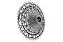 Sram Rival XPLR XG-1351 13sp 10-46T Kassett gravel från TCMcykel.se Artikel nr: 30340