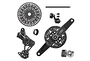 SRAM SRAM X0 Eagle AXS E-Bike Transmission Groupset | Brose 160mm 36T | Trådlös växelgrupp