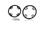XLC Kedjedrev 104 mm Singlespeed 46T 4 bultar Svart Standardkedja från TCMcykel.se Artikel nr: 31959